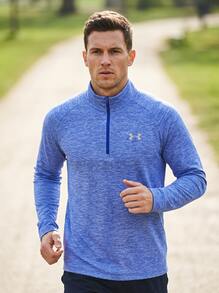 Under Armour TECH Men's Sports & Outdoor Hoodies Easy To Match Classic Fit Soft Casual Home Weekend 1328495-400 - Blue - View 5