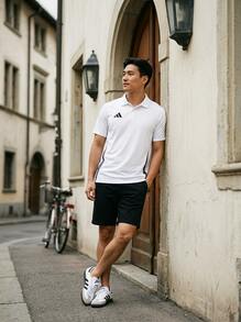 Adidas Men's Skin-Friendly Versatile Comfortable Casual Outing Weekend White IR7565 - 白色 - 查看 1