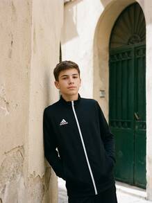 Adidas جاكيت أطفال أسود إنترادا 22 - الأسود - مشاهدة 1