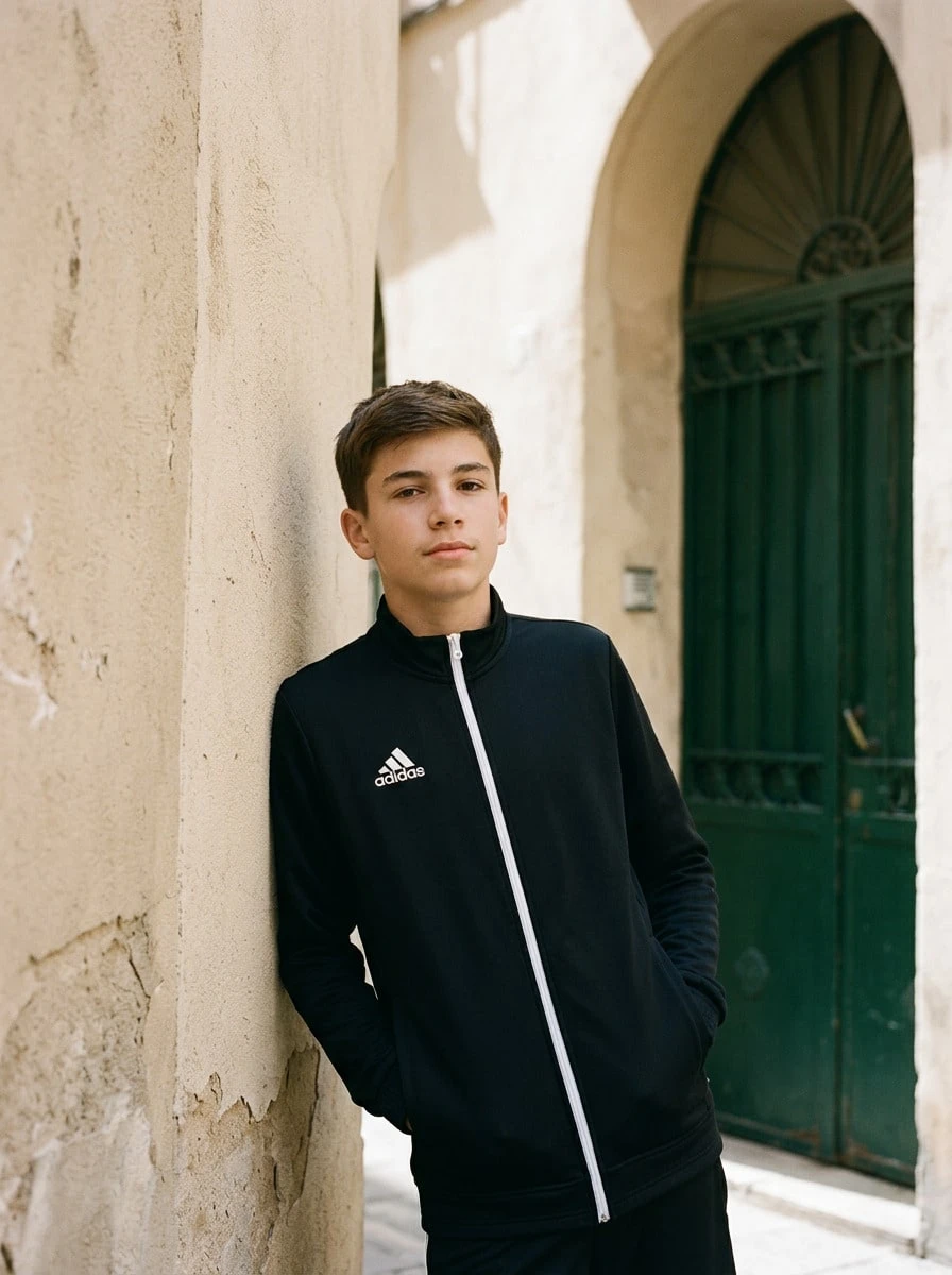 Adidas جاكيت أطفال أسود إنترادا 22 - الأسود - مشاهدة 1