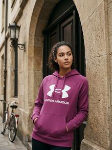 Under Armour UA Sports Sweatshirts Breathable Easy To Match Classic Fit Training Daily Outdoor Pink 6003710-659 - Fuchsia Dusk /  / Iridescent - Ver 1