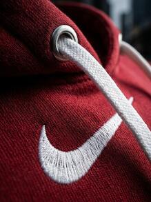 Nike Men's Sports & Outdoor Hoodies Lightweight Durable Fleece-Lined Training Daily Outdoor Red CW6894-657 - 紅色 - 查看 7
