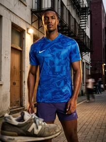 Nike Men's Sports Tees & Tanks Stretchy Soft Durable Training Vacation School Blue FZ9332-463 - Royal Blue - View 6