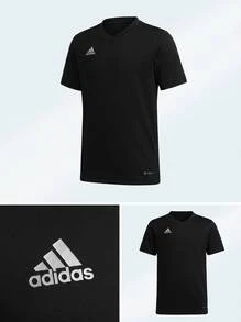 Adidas قميص أطفال أسود Entrada 22 - الأسود - مشاهدة 7