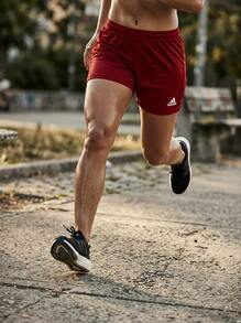 Adidas Sports Shorts Lightweight Versatile Comfortable Beach Sports Weekend HI0002 - Red - View 8