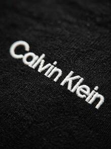 Calvin Klein Men's Sports Tees & Tanks Breathable Classic Fit Quick-Dry Outdoor Training Vacation Black K10K109894-BEH - 黑色 - 查看 7