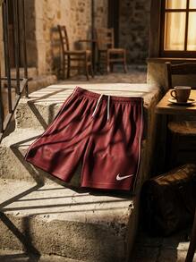 Nike Sports Shorts Breathable Soft Quick-Dry Beach Sports Weekend Red BV6860-677 - Red Plum - 查看 5
