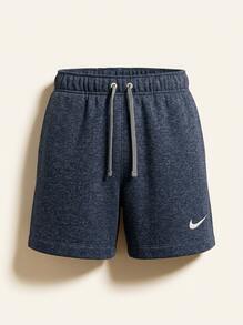 Nike Sports Shorts Easy To Match Elastic Waist Breathable Summer Gym Daily Navy IB1243-410 - Dark Blue - View 3