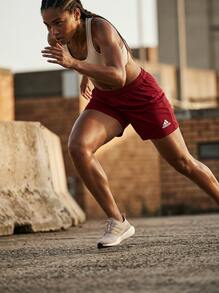 Adidas Sports Shorts Lightweight Versatile Comfortable Beach Sports Weekend HI0002 - Red - View 2