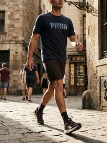 Puma تي شيرت أساسي للرجال باللون الأزرق الداكن - New Navy - مشاهدة 8