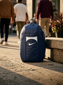 Nike Outdoor Lightweight Backpack Spacious Premium Versatile Outdoor Weekend School Navy DV0761-410 - Midnight Navy/Midnight Navy/White - View 2