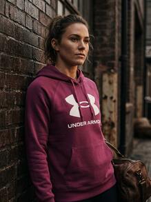 Under Armour UA Sports Sweatshirts Breathable Easy To Match Classic Fit Training Daily Outdoor Pink 6003710-659 - Fuchsia Dusk /  / Iridescent - Ver 7