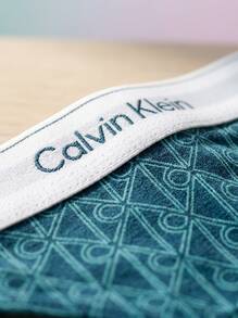 Calvin Klein CK UNDERWEAR Women's Versatile Comfortable Lightweight Training Daily Outdoor LV00QF8518-2QD - bijou modern emblem outline+stratif - View 7
