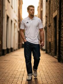 Adidas Men's Skin-Friendly Versatile Comfortable Casual Outing Weekend White IR7565 - 白色 - 查看 4