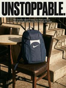 Nike Outdoor Lightweight Backpack Spacious Premium Versatile Outdoor Weekend School Navy DV0761-410 - Midnight Navy/Midnight Navy/White - View 6