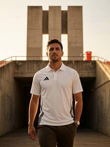 Adidas Men's Skin-Friendly Versatile Comfortable Casual Outing Weekend White IR7565 - 白色 - 查看 7