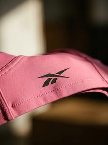 Reebok حمالة صدر نسائية وردية - وردي - مشاهدة 7