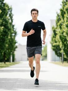Calvin Klein Men's Sports Tees & Tanks Breathable Classic Fit Quick-Dry Outdoor Training Vacation Black K10K109894-BEH - 黑色 - 查看 8