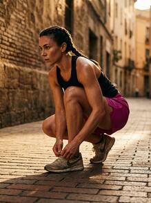 Nike Sports Shorts Quick-Dry Moisture-Wicking Durable Sports Weekend Summer Pink BV6860-616 - Orange - View 4