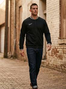 Nike Men's Sports Jackets Lightweight Premium Warm Daily Training Travel Black FZ9851-010 - 彩色 - 查看 3