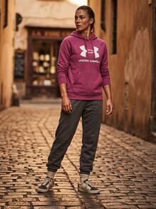 Under Armour UA Sports Sweatshirts Breathable Easy To Match Classic Fit Training Daily Outdoor Pink 6003710-659 - Fuchsia Dusk /  / Iridescent - Ver 3