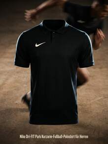 Nike بارك 26 بولو رجالي رياضي أسود - الأسود - مشاهدة 4