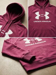 Under Armour UA Sports Sweatshirts Breathable Easy To Match Classic Fit Training Daily Outdoor Pink 6003710-659 - Fuchsia Dusk /  / Iridescent - Ver 4
