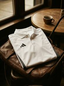 Adidas Men's Skin-Friendly Versatile Comfortable Casual Outing Weekend White IR7565 - 白色 - 查看 5