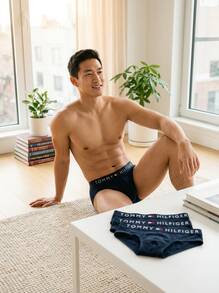 TOMMY HILFIGER UNDERWEAR Men's Easy To Match Soft Stretchy Travel Sports Office UM0UM03182-0SY - Schwarz - Übersicht 8