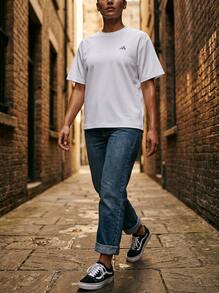 Adidas Sports Tees & Tanks Versatile Lightweight Easy To Match Travel Daily Weekend White JH3693 - 白色 - 查看 4