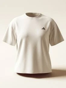 Adidas Sports Tees & Tanks Versatile Lightweight Easy To Match Travel Daily Weekend White JH3693 - 白色 - 查看 3