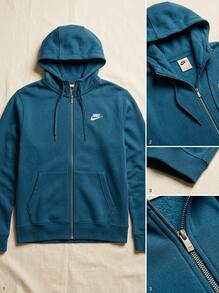 Nike Men's Sports & Outdoor Hoodies Breathable Easy To Match Classic Fit Outing Training Daily Blue FN3884-476 - Blue - View 5