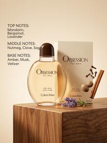 Calvin Klein Obsession After Shave For Men 4oz/125ml – Woody And Spicy Scent, Skin Calming Formula, Post-Shave Refreshment, Sophisticated Fragrance For Modern Men, Daily Grooming Essential, Ideal For Gift Giving - Multicolor - View 3