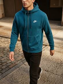 Nike Men's Sports & Outdoor Hoodies Breathable Easy To Match Classic Fit Outing Training Daily Blue FN3884-476 - Blue - View 8