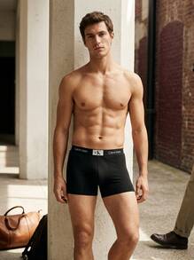 Calvin Klein CK UNDERWEAR Men's Comfortable Lightweight Durable Weekend Training Daily 000NB3529A-UB1 - Black - View 6