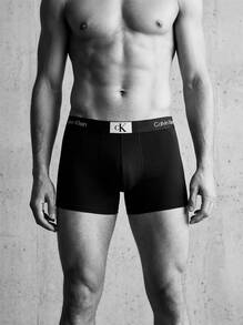 Calvin Klein CK UNDERWEAR Men's Comfortable Lightweight Durable Weekend Training Daily 000NB3529A-UB1 - Black - View 7