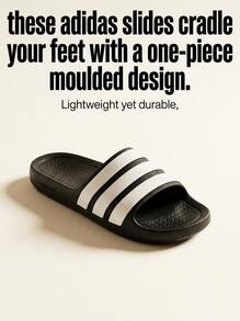 Adidas Adilette Flow Women's Slides Core Black / Cloud White / Core Black IF4134 - Black and White - View 2