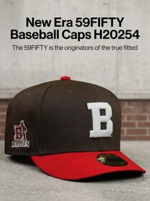 Dark brown/red/white