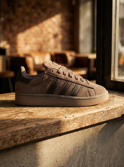 Adidas Campus Women's Casual Athletic Shoes Breathable Sporty Responsive Travel Training Street Style Brown IH4247