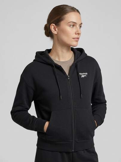 Reebok Sports Sweatshirts Cozy Breathable Easy To Match Casual Home Weekend Black H54754