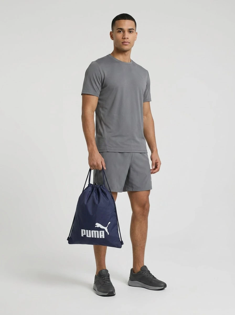 Puma Outdoor Sports Bags Multi-Pocket Sturdy Waterproof Daily Weekend Gym Blue 079944-02 - Blue - View 1