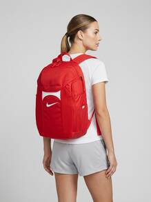 Nike Unisex Multi-Pocket Sturdy Waterproof School Travel Sports Red DV0761-657 - Red - View 1