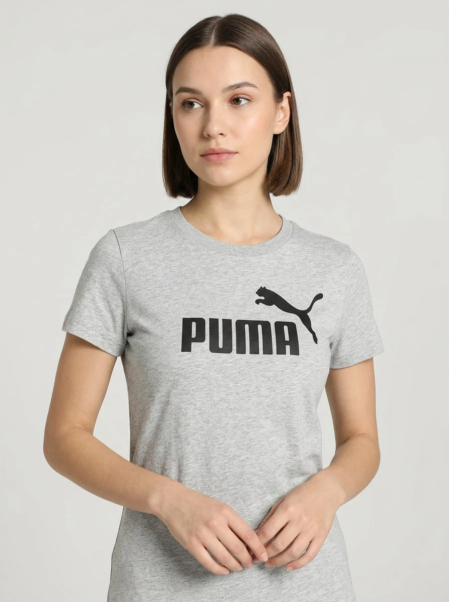 Puma Sports Tees & Tanks Durable Comfortable Versatile Weekend Sports Outdoor Grey 682370-04 - Gray - View 1