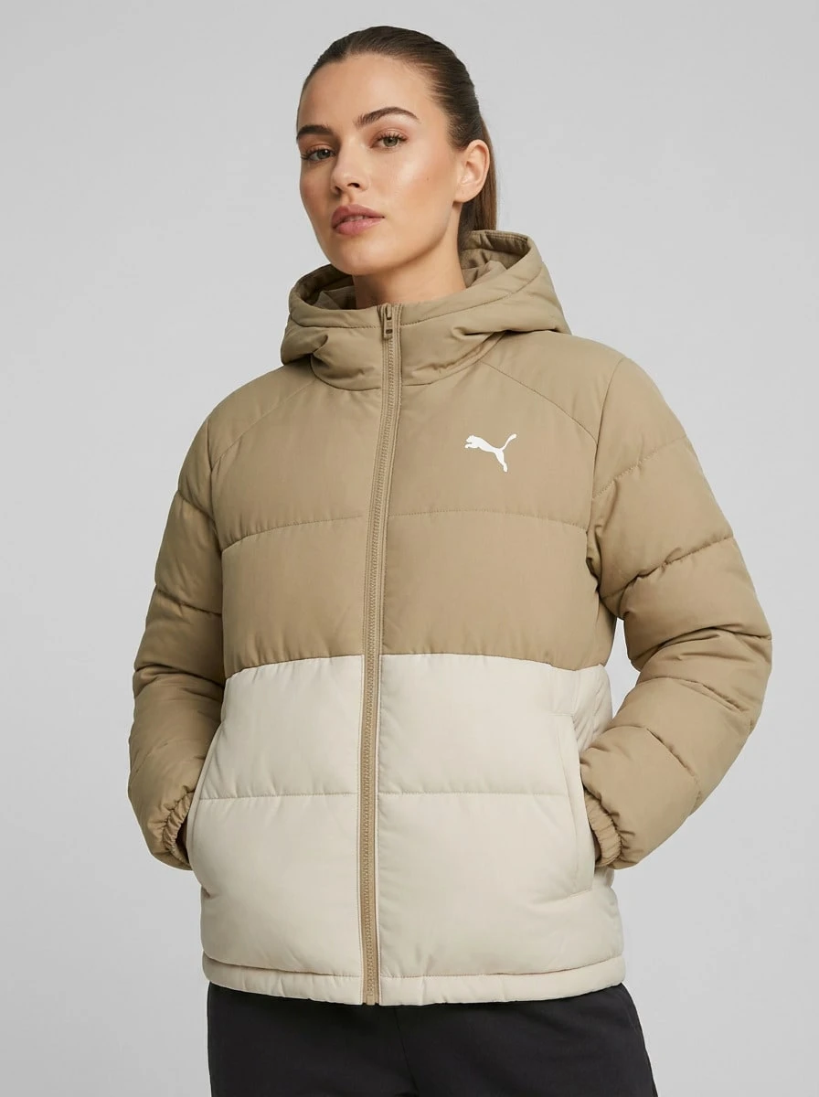 Puma Sports Jackets Warm Adjustable Comfortable Travel Casual Weekend Beige 688385-87 - Alpine Snow - 查看 1