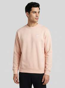 Nike Men's Sports & Outdoor Hoodies Versatile Warm Lightweight Weekend Sports Commuting Pink BV2662-664 - Washed Coral/White - Ver 1