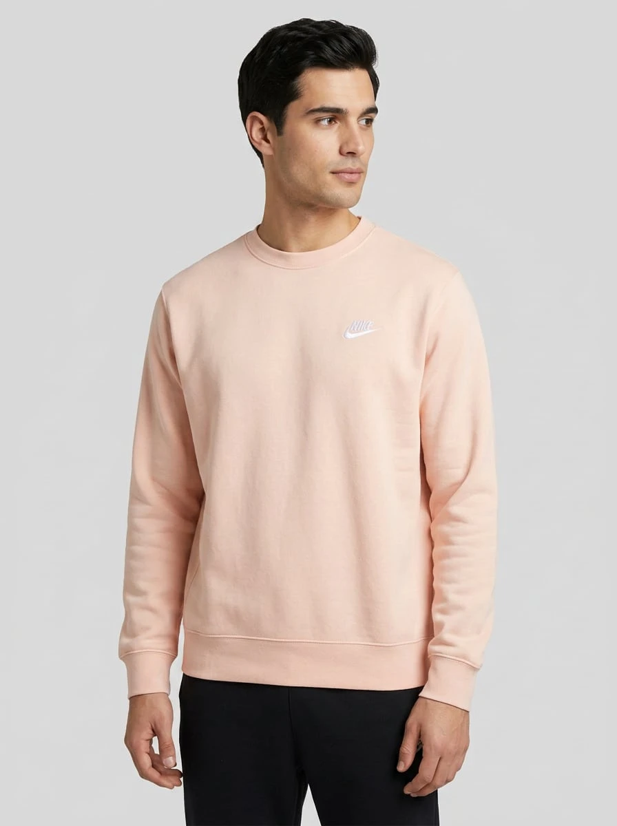 Nike Men's Sports & Outdoor Hoodies Versatile Warm Lightweight Weekend Sports Commuting Pink BV2662-664 - Washed Coral/White - Ver 1