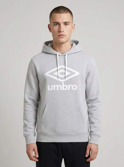 Umbro Men's Sports & Outdoor Hoodies Durable Fleece-Lined Stretchy Weekend Sports Commuting Grey 65097U-263