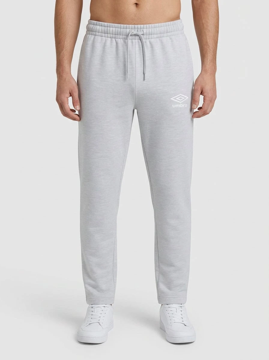 Umbro Men's Outdoor Pants Easy To Match Soft Stretchy Weekend Training Daily Grey 66415U-263 - Grey - View 1