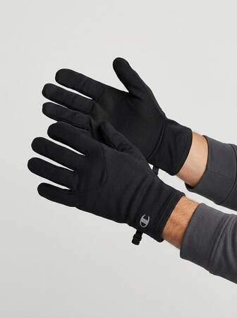 Champion Sports Gloves Warm Windproof Anti-Slip Winter Sports Daily Black 806199-KK001