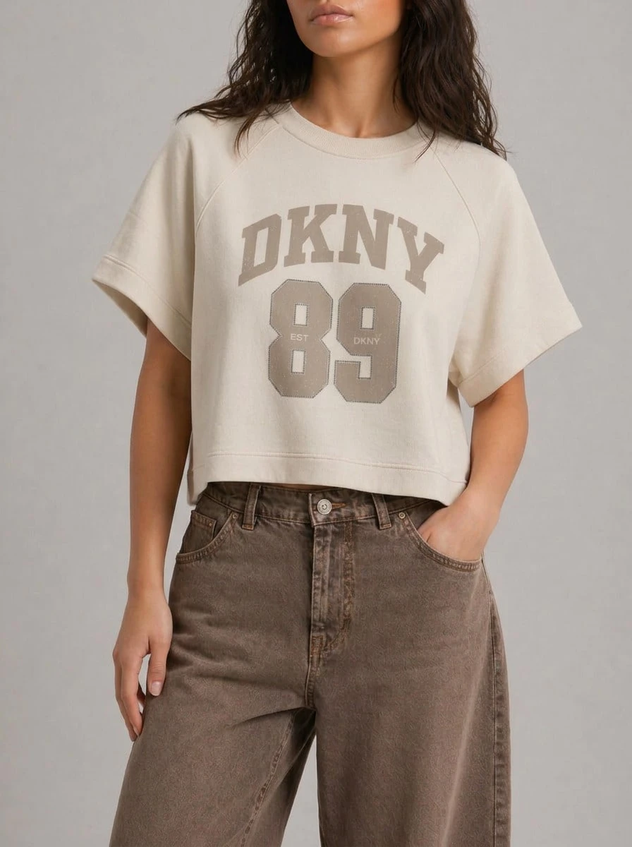 DKNY Women's Comfortable Premium Breathable Sports Commuting Travel Beige DP5T1196-KN4 - Ivory Beige - View 1